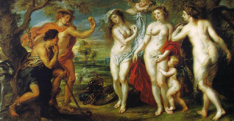 Peter Paul Rubens The Judgment of Paris oil painting image